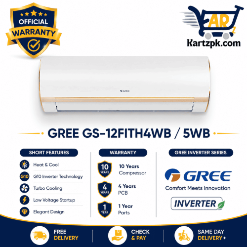 Gree 1 Ton Inverter AC GS 12FITH4WB/5WB