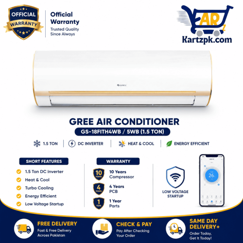 Gree 1.5 Ton Inverter AC Wifi 18PITH1W