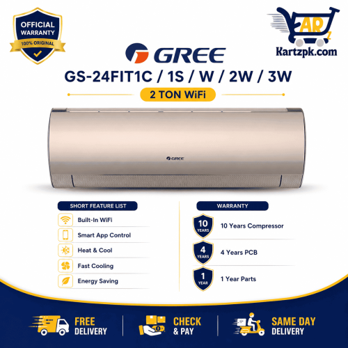 Gree 2 Ton Inverter AC Wifi GS 24FIT1C/1S/W/2W/3W