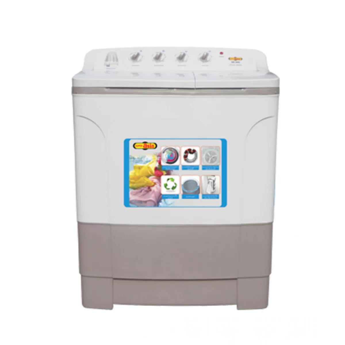 Super Asia Clean Wash Top Load 8KG Washing Machine (SA-242)