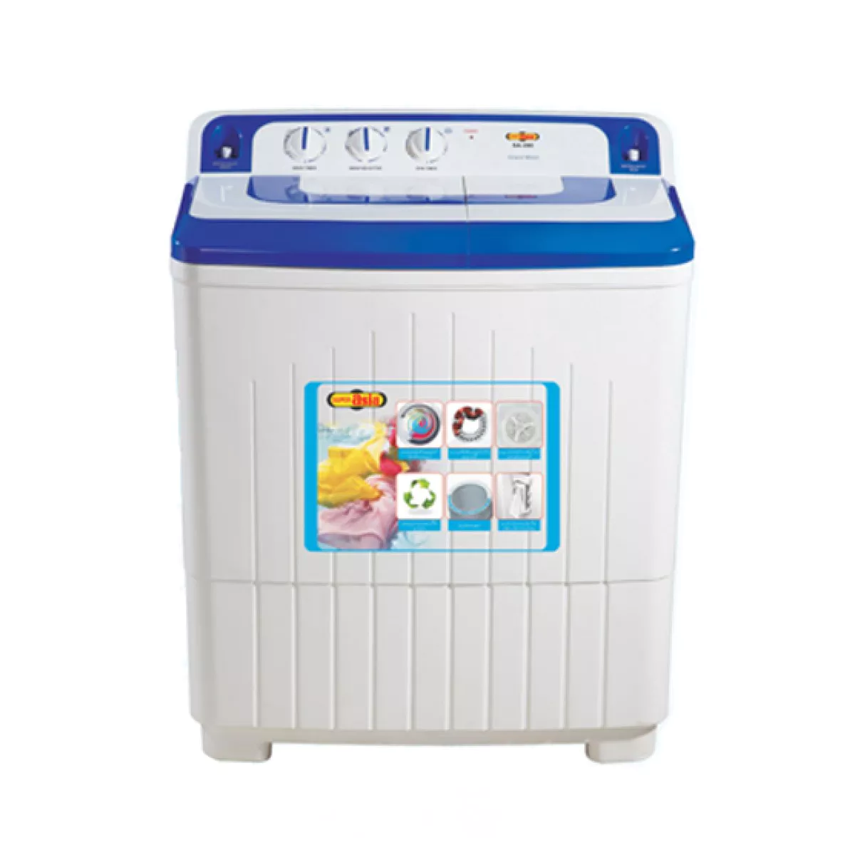 Super Asia Grand Wash Top Load 10KG Washing Machine (SA-280)