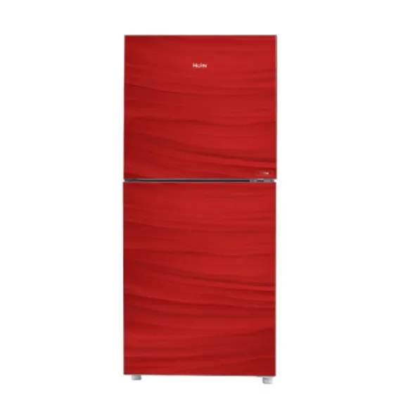 Haier (HRF-316 EPB/EPR) Glass Door Refrigerator | 10 Cuft