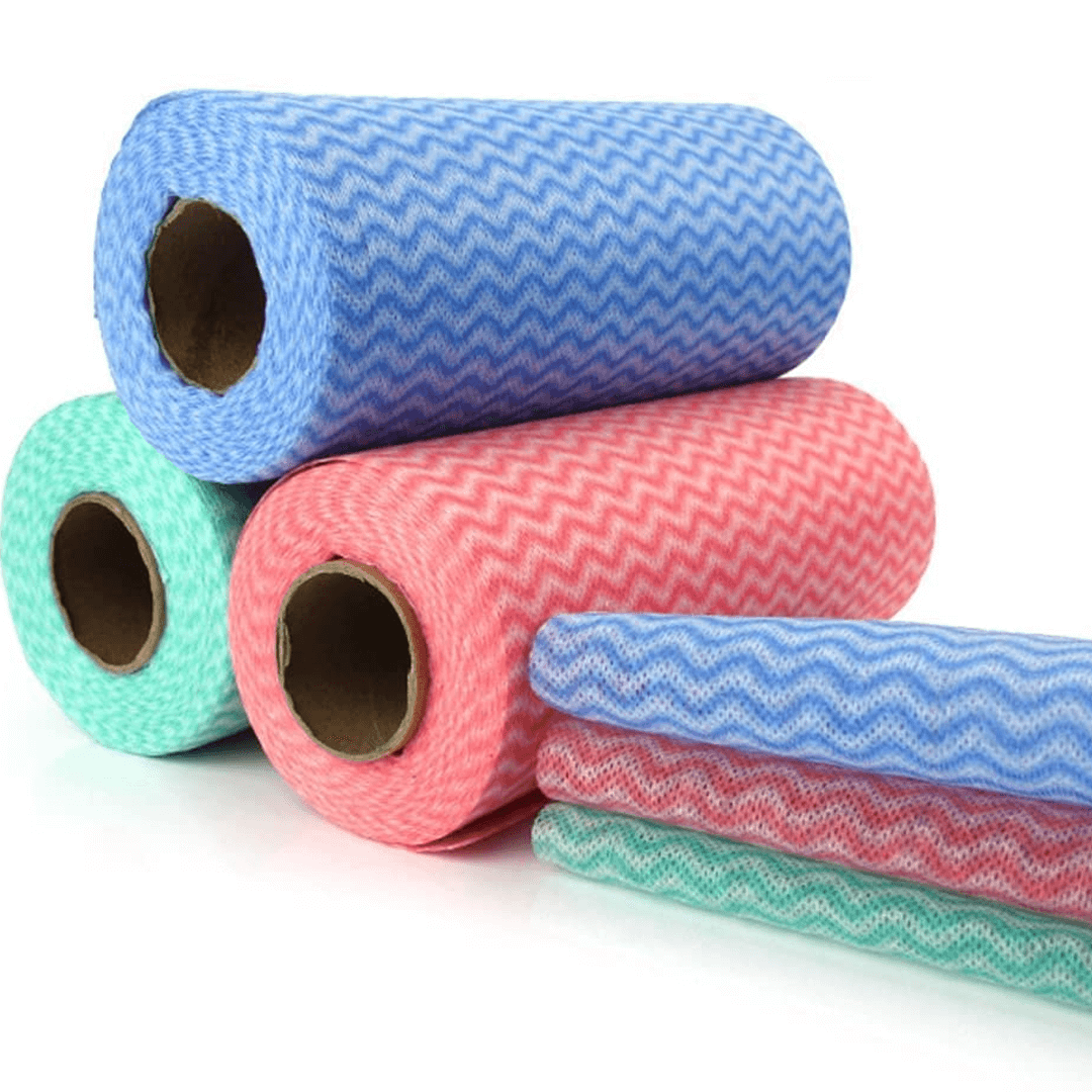 Reusable Tissue 1 Roll x 50 Tissues - All-Purpose Disposable Reusable Kitchen Wipes Cleaning Cloths Mighty Cloths - 50 wipes per roll