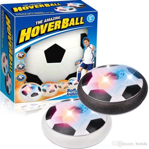 Hover Football Kids Indoor Floating Soccer Interactive Toy-Kids electric hover ball toy 8 inches lights and sound - indoor and outdoor fun toy - pretend play football - Amazing Hover Ball Soccer Ball