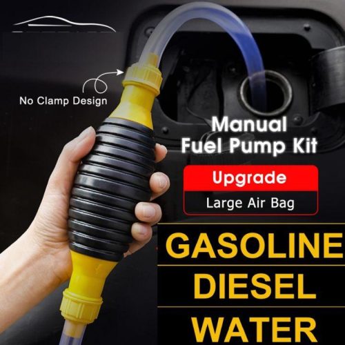 Multifuctional Fuel Transfer Kit, Fuel Transfer Pump Kit, High Flow Siphon Hand Oil Pump, Portable Manual Car Fuel