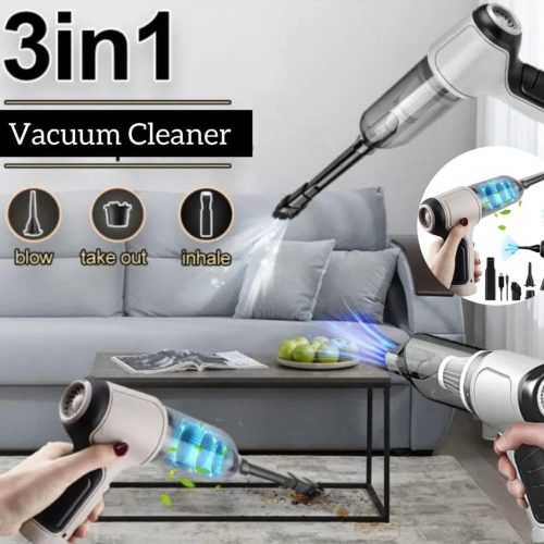 3 in 1 Mini Rechargeable Vacuum Cleaner