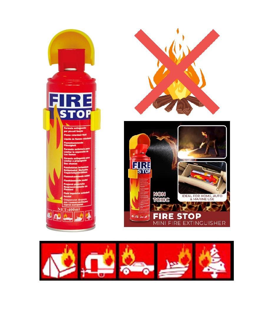 Fire Stop Spray Foam Fire Extinguisher 500ml