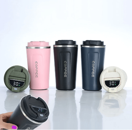 Stainless Steel Coffee Mug Smart LED Temperature Display (380ML/510ML)