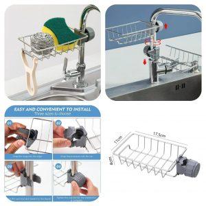 Stainless Steel Faucet Rack