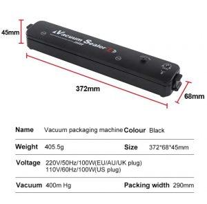 Electric Vaccum Sealer Packaging Machine