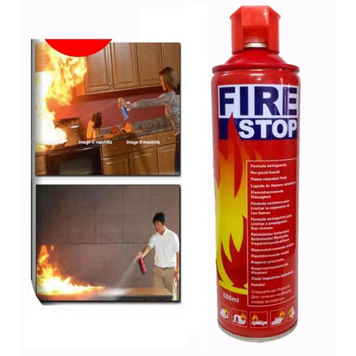 Fire Stop Spray Foam Fire Extinguisher 500ml