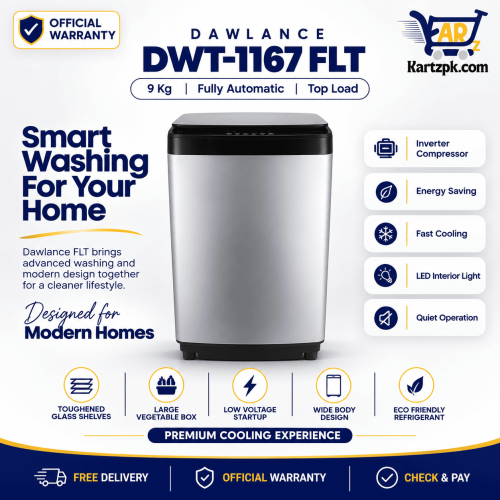 Dawlance (AWM DWT-11671) FLT Fully Auto Washing Machine | 9 Kg