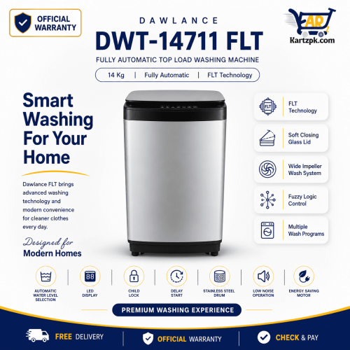 Dawlance (AWM DWT-14711) FLT Top Load Washing Machine | 14 Kg