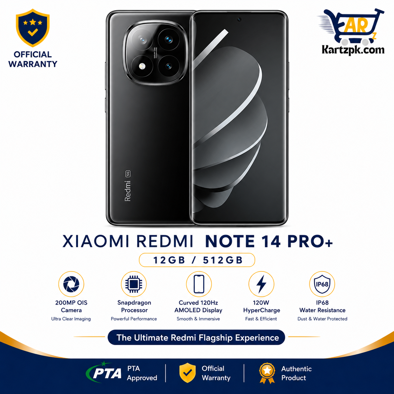 Xiaomi Redmi Note 14 Pro+ (12GB, 512GB)