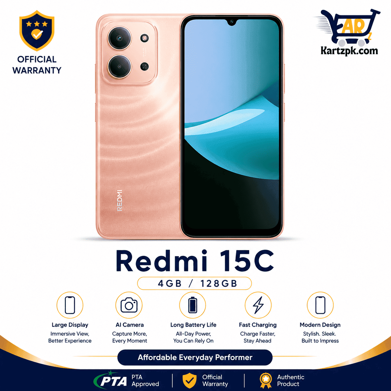 Xiaomi Redmi 15C (4GB, 128GB)
