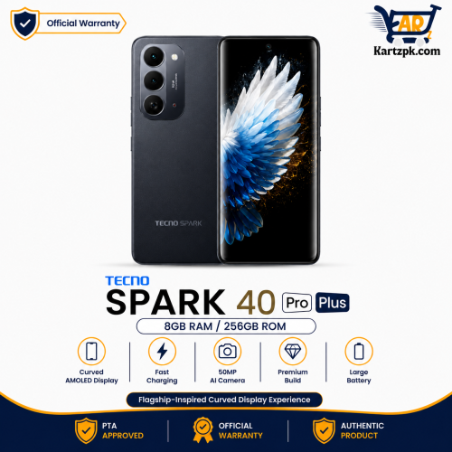Tecno Spark 40 Pro Plus (8GB, 256GB)