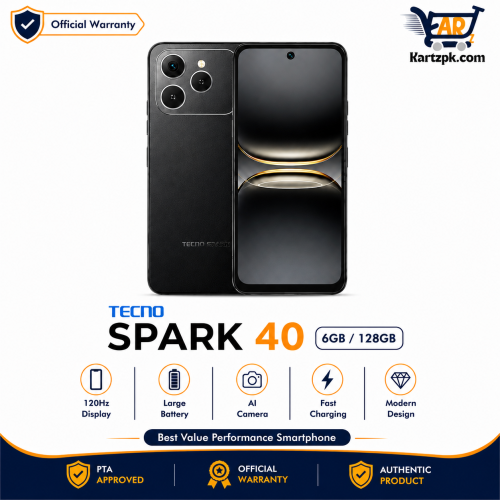 Tecno Spark 40 (6GB, 128GB)