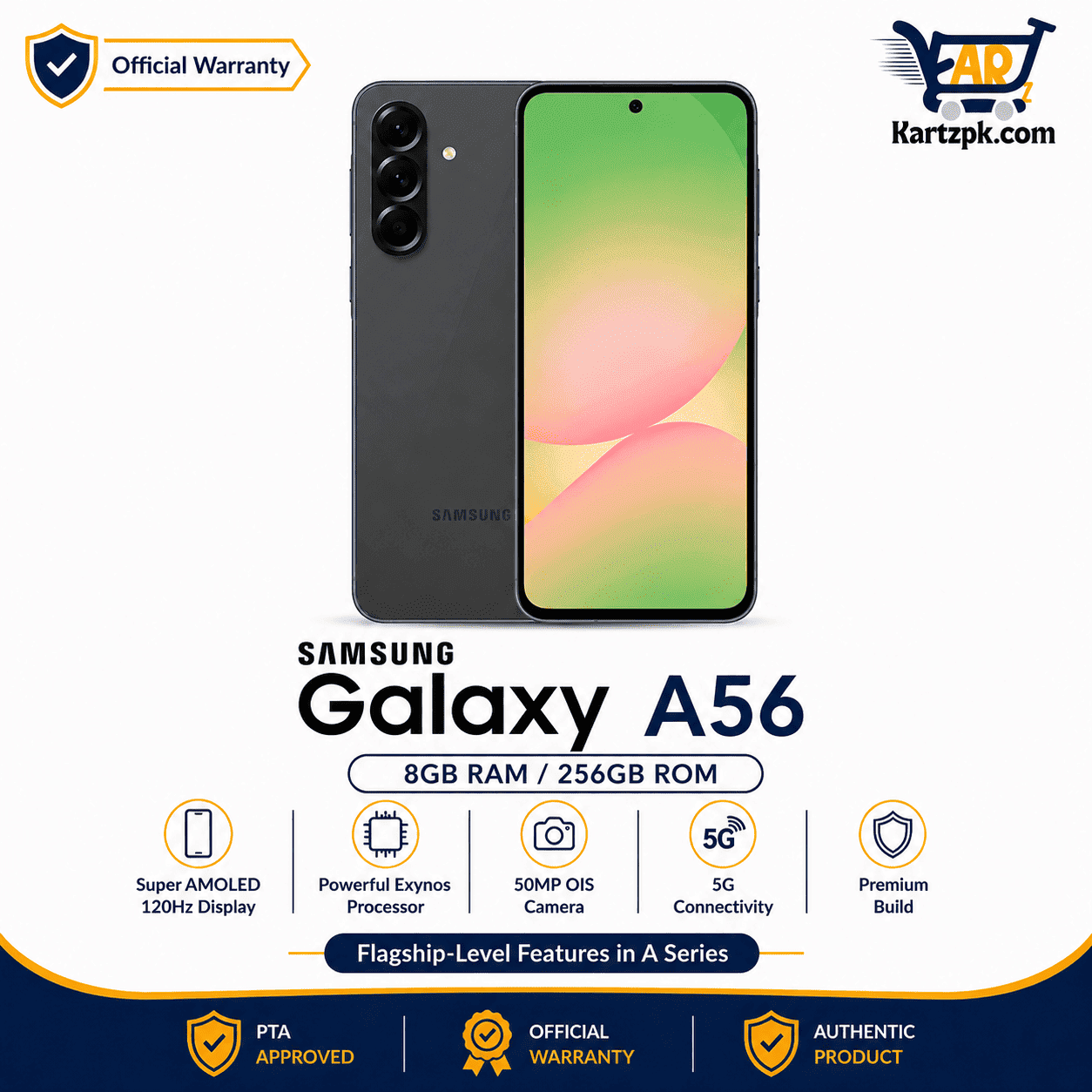 SAMSUNG A56 (8GB, 256GB)