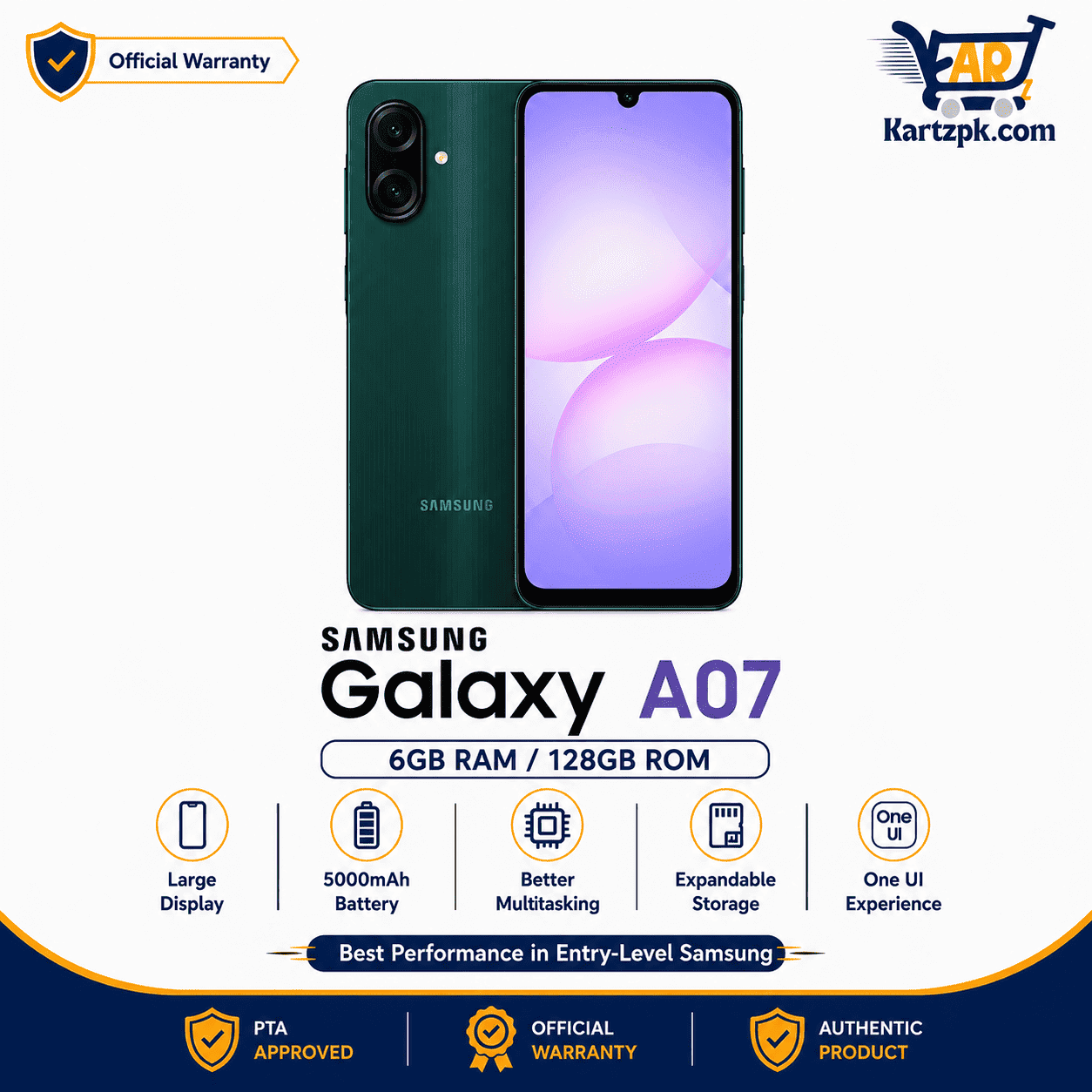SAMSUNG A07 (6GB, 128GB)