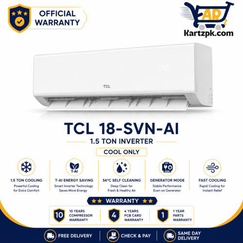 TCL 18-SVN-AI 1.5 Ton Inverter (only cool) Air Conditioner