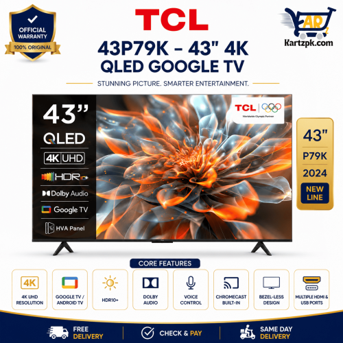 TCL 43P79K 43" Inches Qled TV