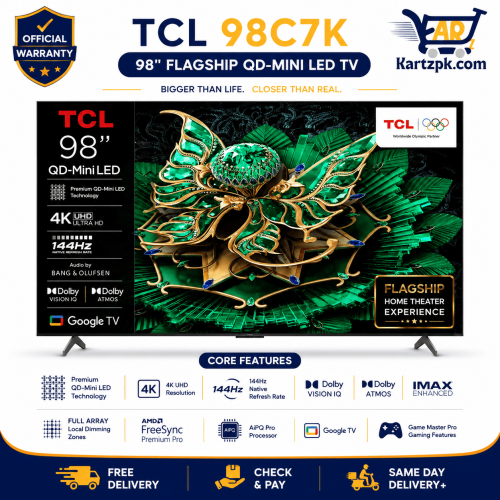 TCL 98C7K 98" Inches QD-Mini LED TV