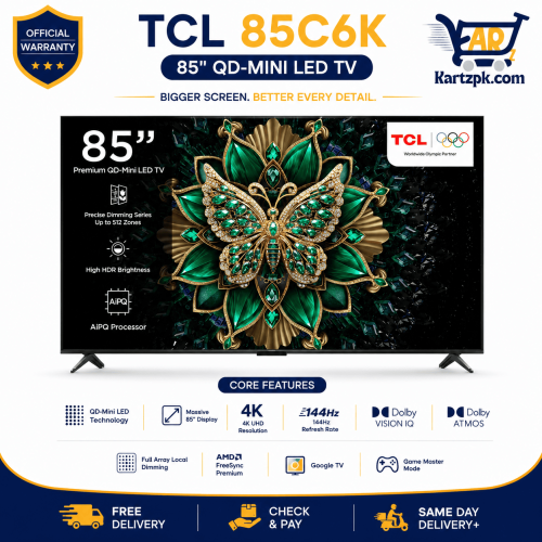 TCL 85C6K 85" Inches QD-Mini LED TV