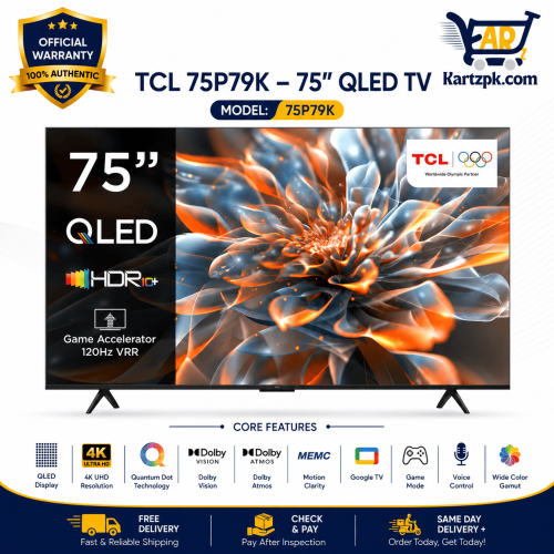 TCL 75P79K 75" Inches Qled TV