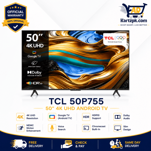 TCL (50P755) 50" Inches 4K UHD Android TV
