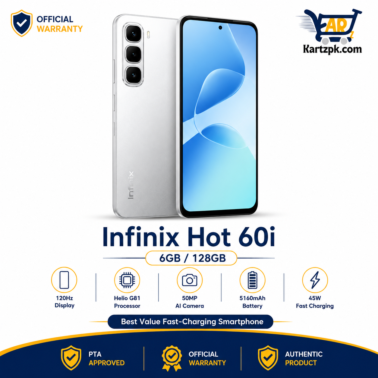 INFINIX Hot 60i (8GB, 256GB)