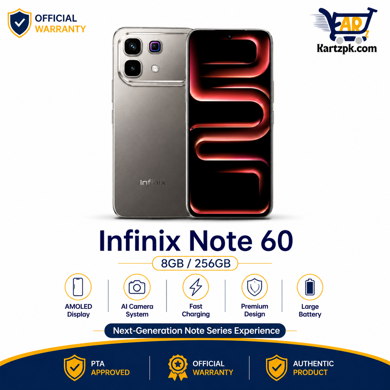 Infinix Note 60 (8GB, 256GB)