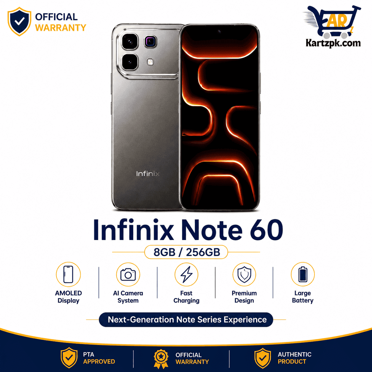 Infinix Note 60 (8GB, 256GB)
