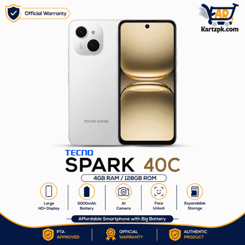 Tecno Spark 40C (4GB, 128GB)