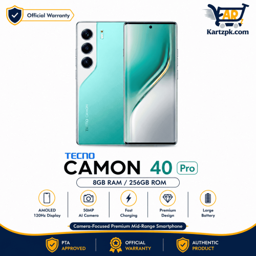 Tecno Camon 40 Pro (8GB, 256GB)