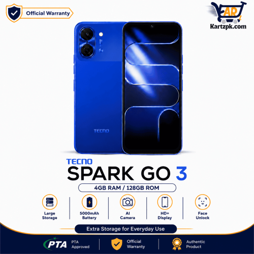 Tecno Spark Go 3 (4GB, 128GB)