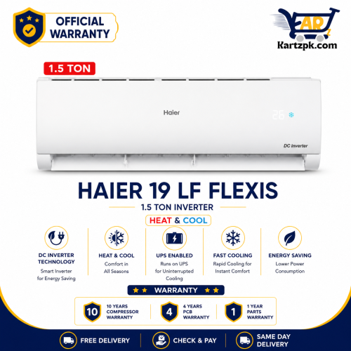 Haier 1.5 Ton Inverter AC 19 LF FLEXIS AC