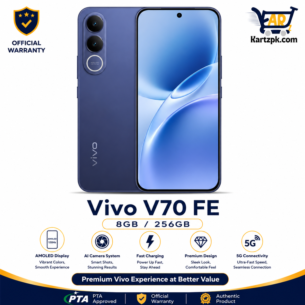 VIVO V70 FE (8GB, 256GB)