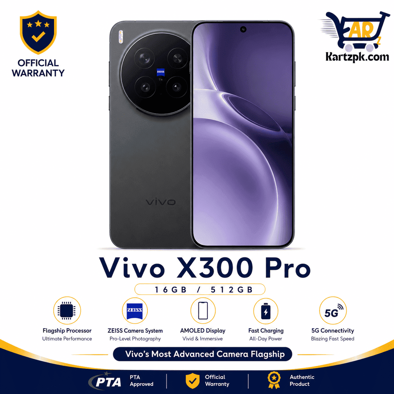 VIVO X300 Pro (16GB, 512GB)