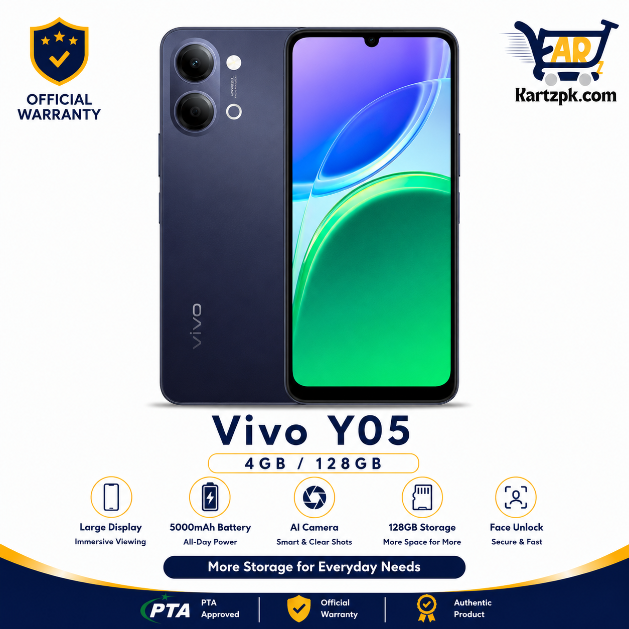 VIVO Y05 (4GB, 128GB)