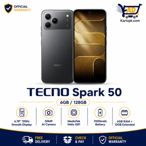 Tecno Spark 50 (6GB, 128GB)