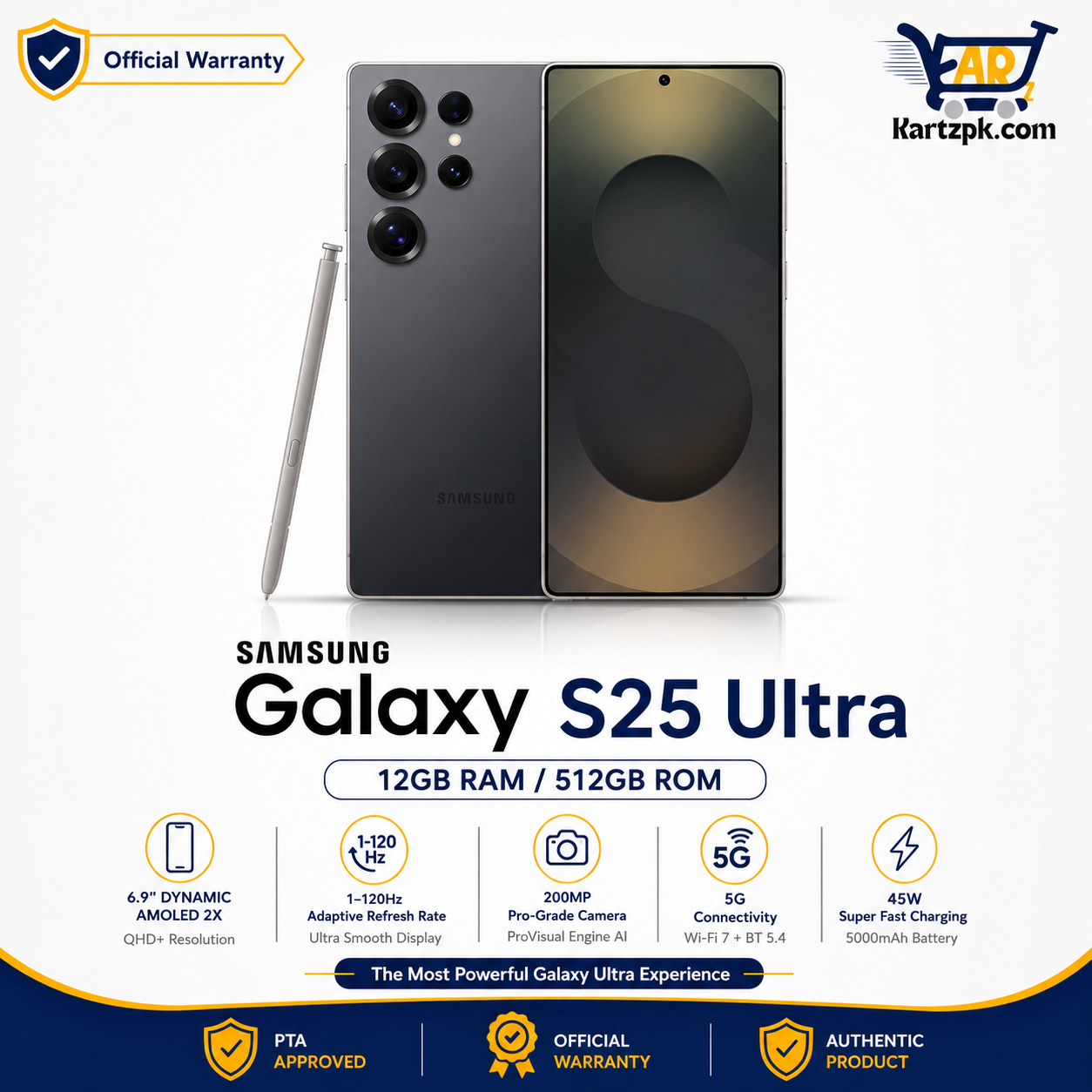 Samsung S25 Ultra (12GB, 512GB)