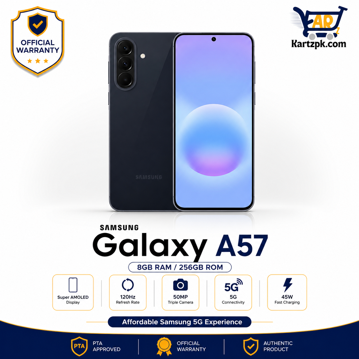 Samsung A57 (8GB, 256GB)