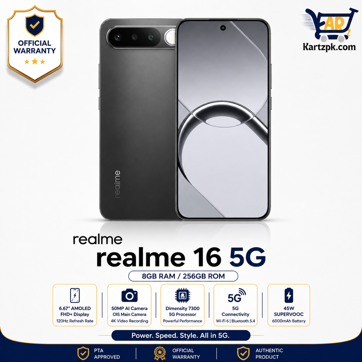 Realme 16 5G (8GB, 256GB)