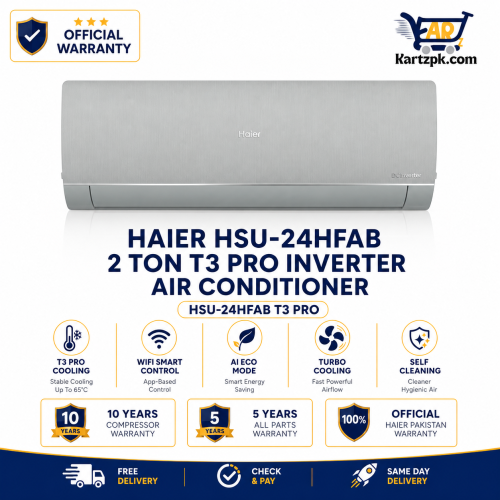 Haier HSU-24HFAB 2 Ton T3 Pro Inverter Air Conditioner