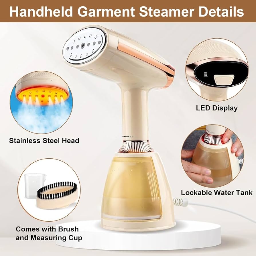 Silver crest Garment Handheld Iron Steamer Water Capacity 280 Quick Heating 1700W Electric Handheld