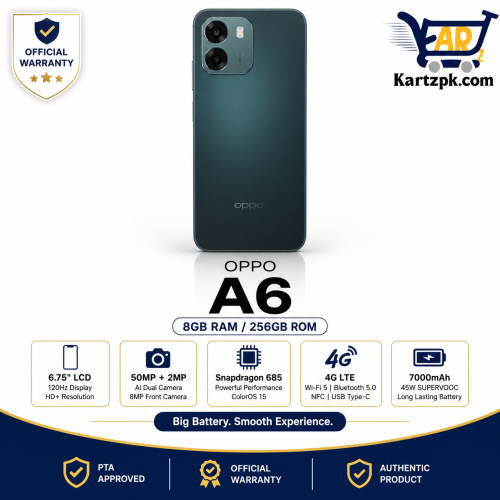 OPPO A6 (8GB, 256GB)
