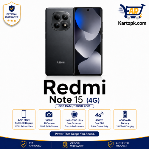 Xiaomi Redmi Note 15 (8GB, 128GB)