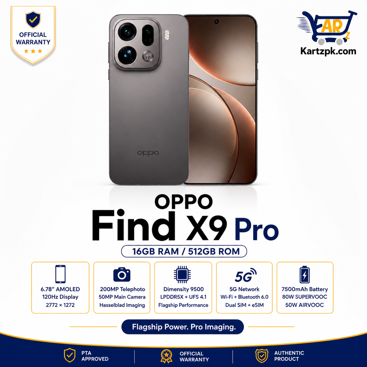 OPPO Find X9 Pro (16GB, 512GB)