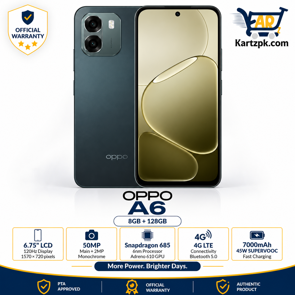 OPPO A6 (8GB, 128GB)